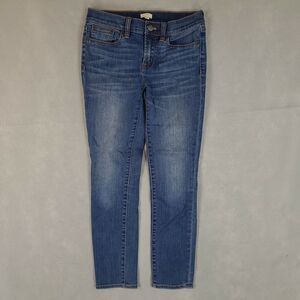 J. Crew Women's Skinny Jeans Size 25/26‎ Stretch Blue Pants 27x25 Measured